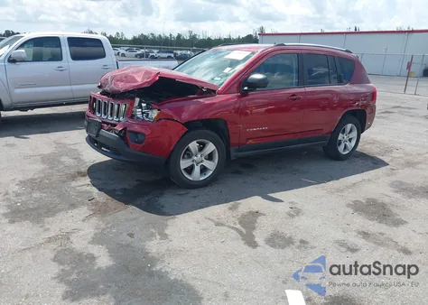 2012 Jeep Compass Latitude из США, поврежденный, VIN 1C4NJCEB4CD677497